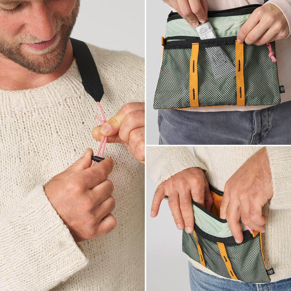 VOITED Essentials Shoulder Bag - Cameo Green
