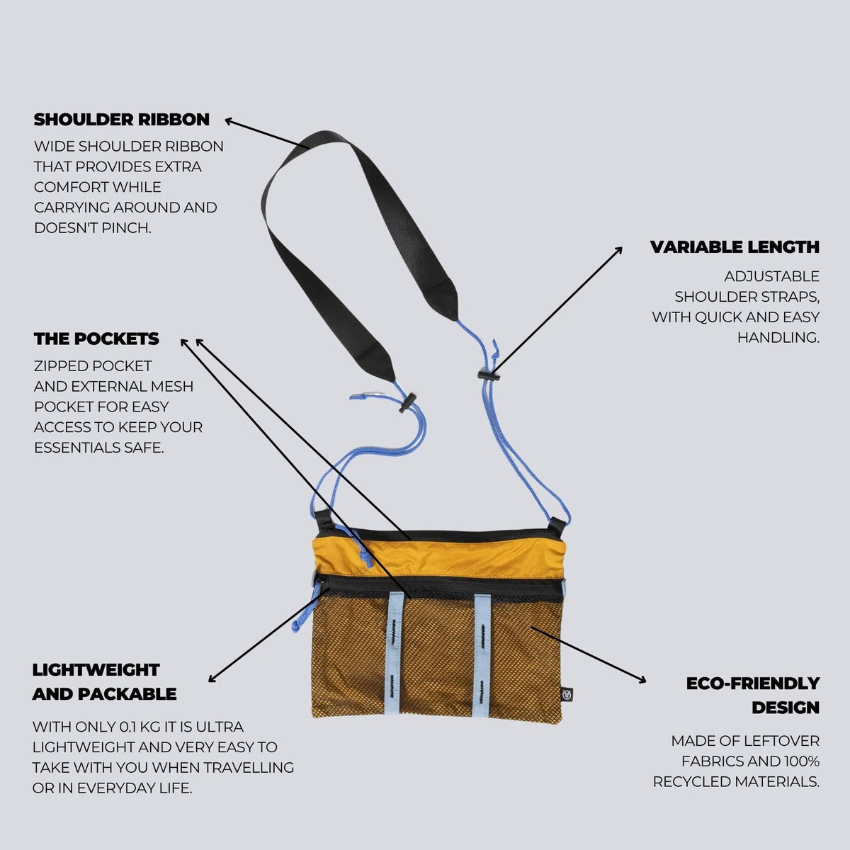 VOITED Essentials Shoulder Bag - Sundial