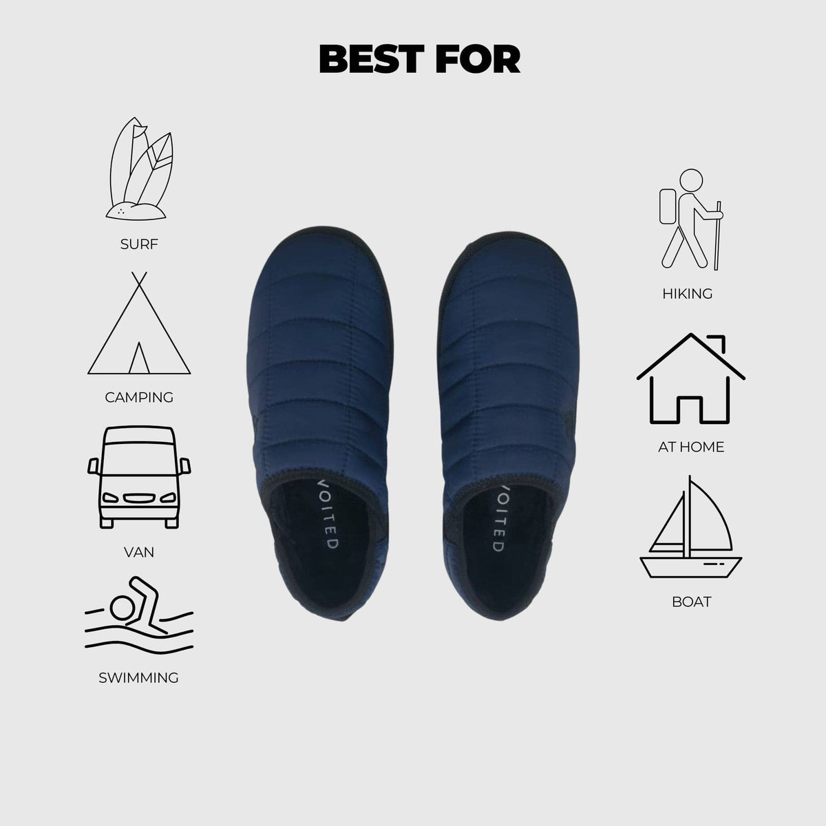 VOITED RidgeLoft SlipOn - Women's fit- Navy