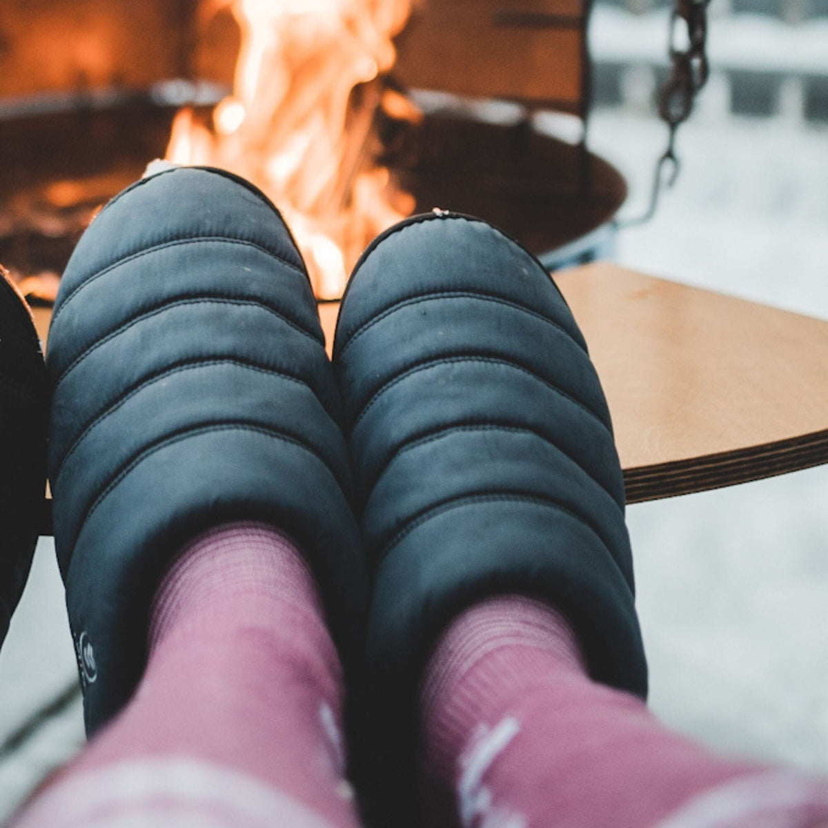 VOITED Soul Slipper Lightweight, Indoor/Outdoor Camping Slippers Graphite