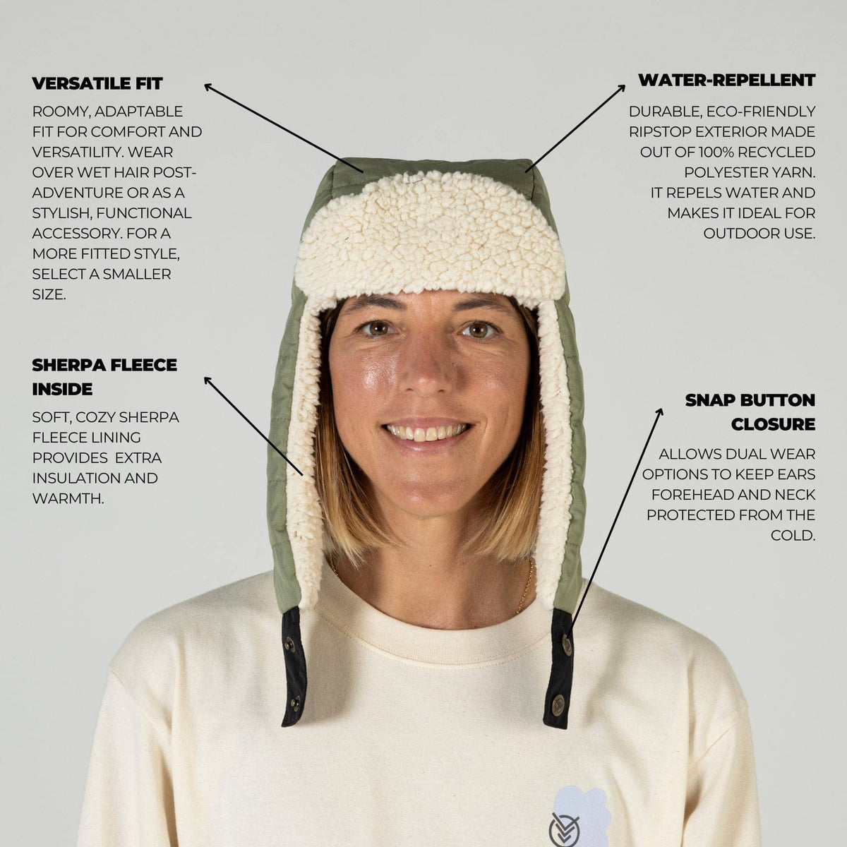 Hat in the Clouds - Olive