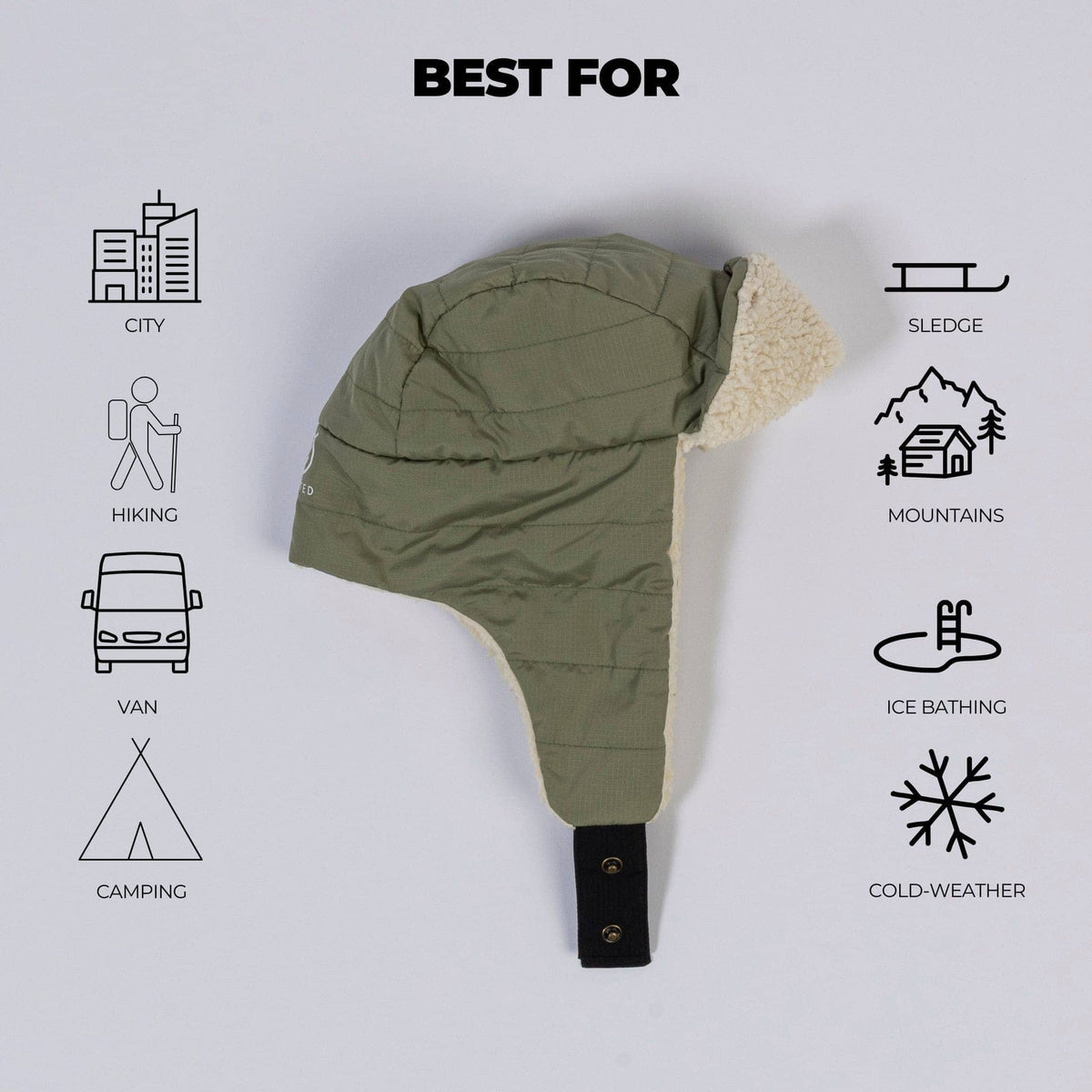 Hat in the Clouds - Olive