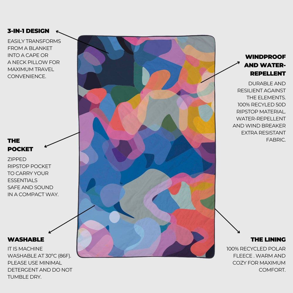 VOITED NeckPack™ Travel PillowBlanket™ - Beyond Real