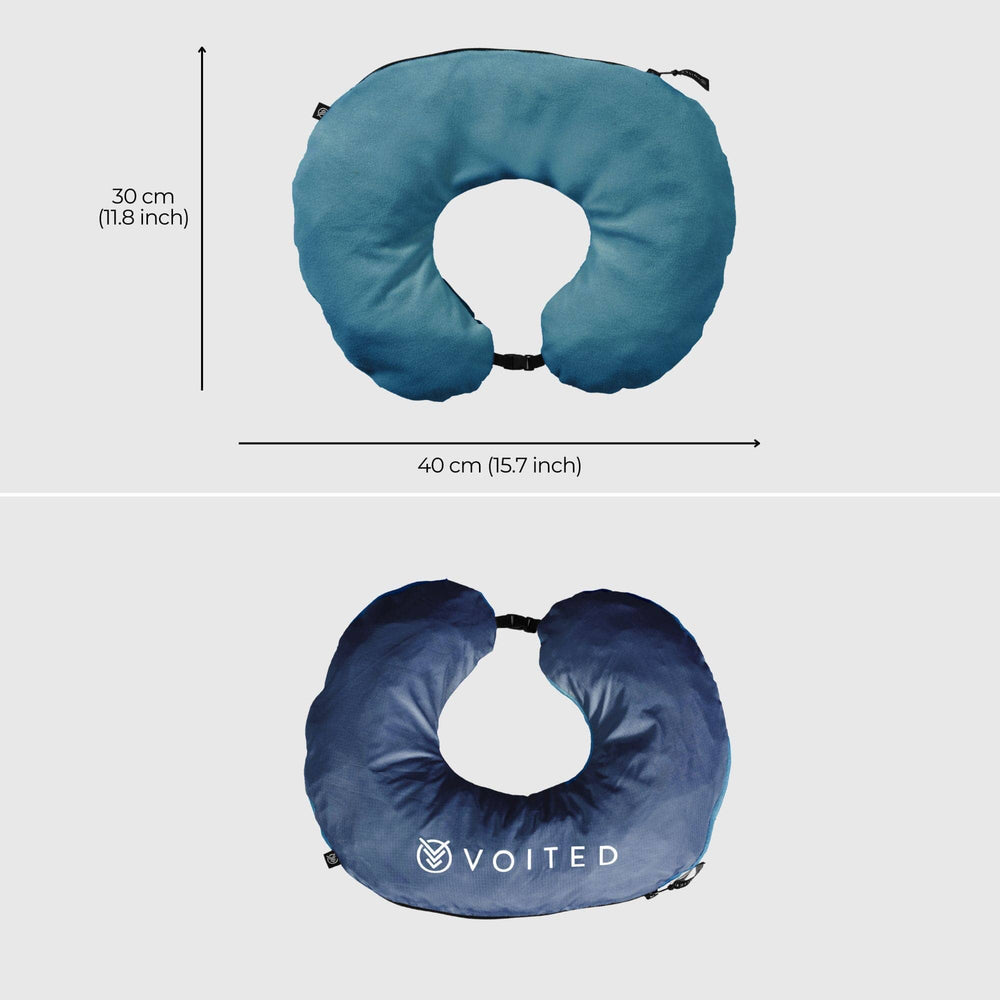 VOITED NeckPack™ Travel PillowBlanket™ - Camp Vibes Two