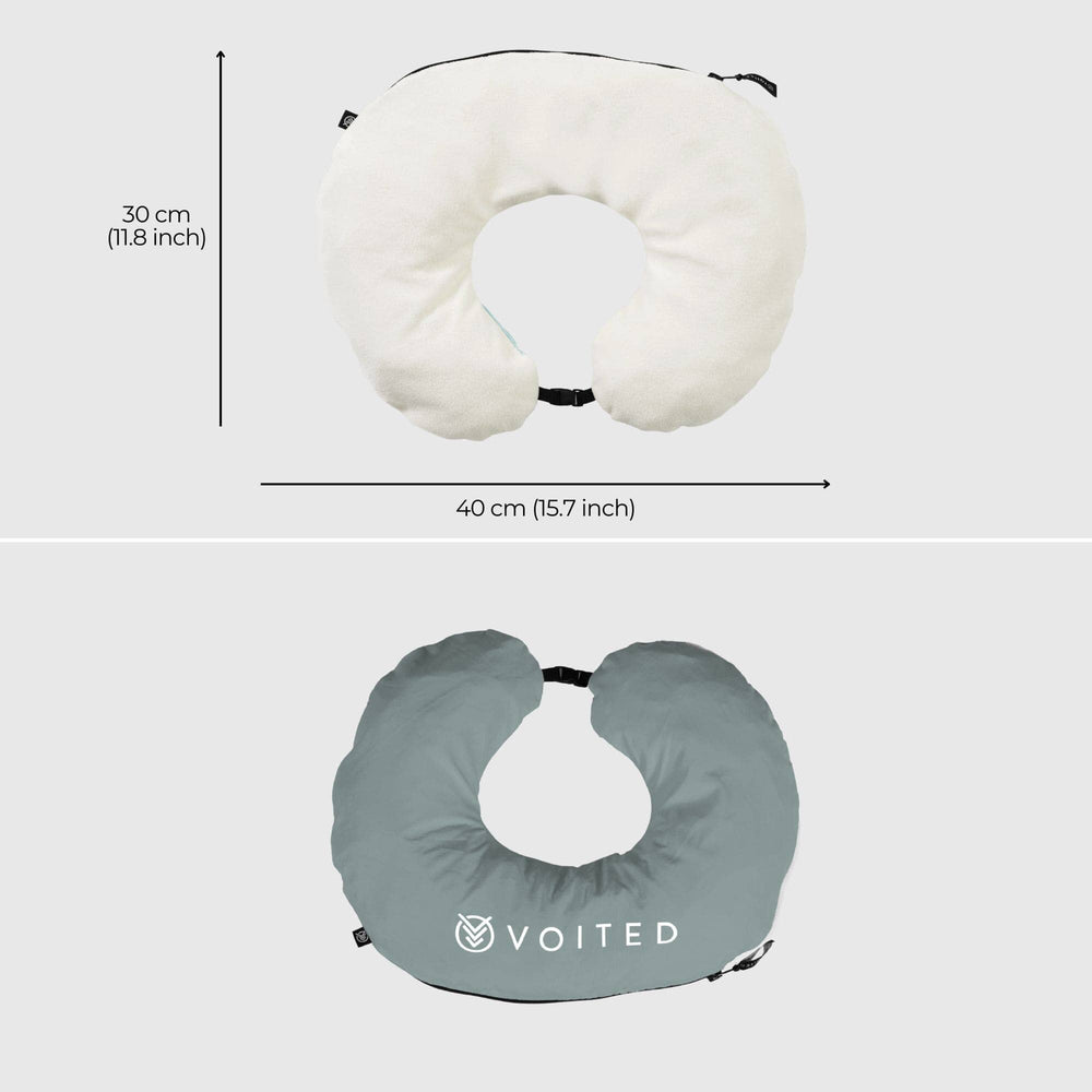 VOITED NeckPack™ Travel PillowBlanket™ - Echo Bloom