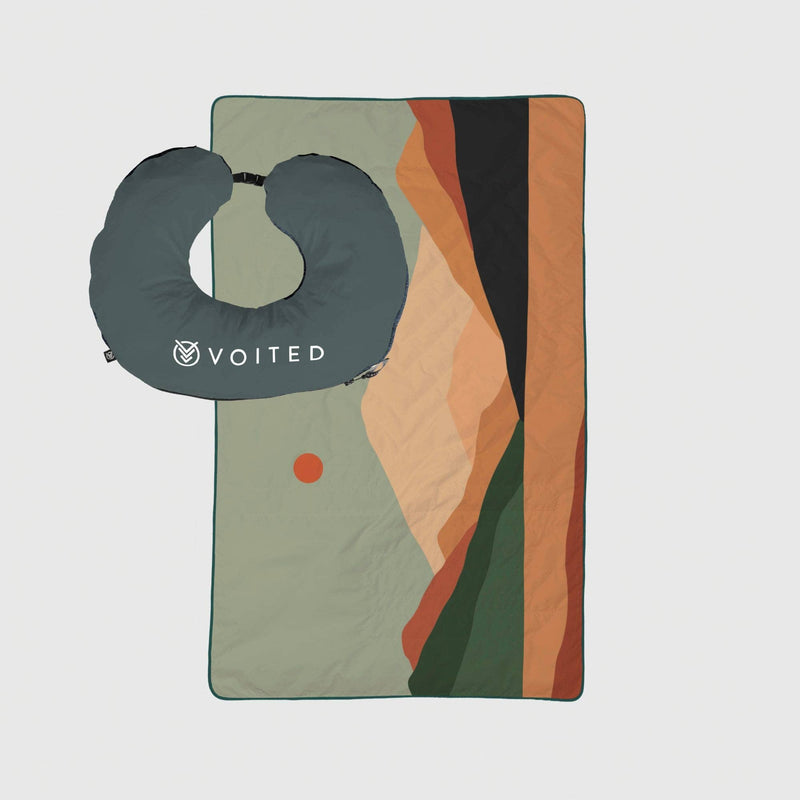 VOITED NeckPack™ Travel PillowBlanket™ - Jasper