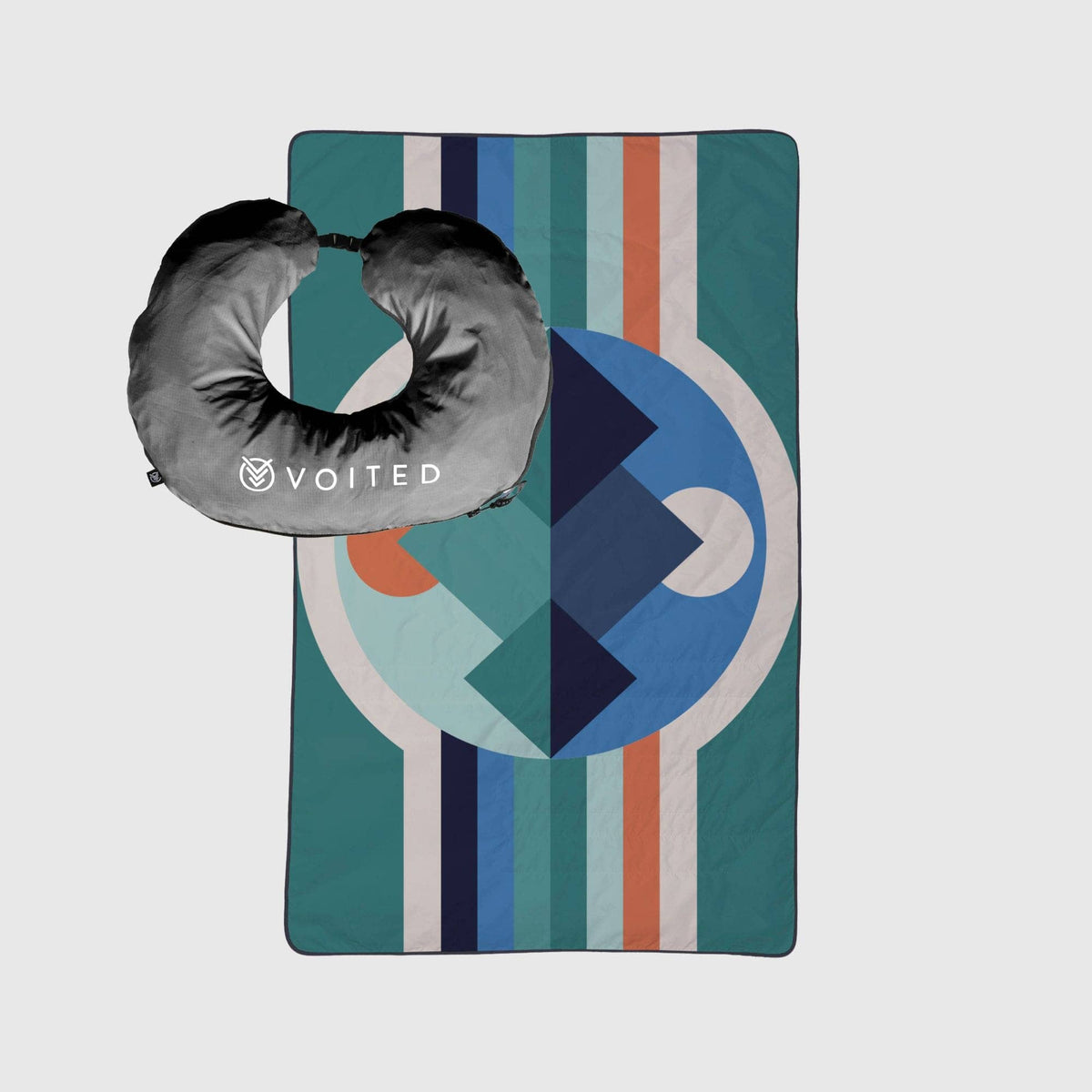 VOITED NeckPack™ Travel PillowBlanket™ - Luna Creek