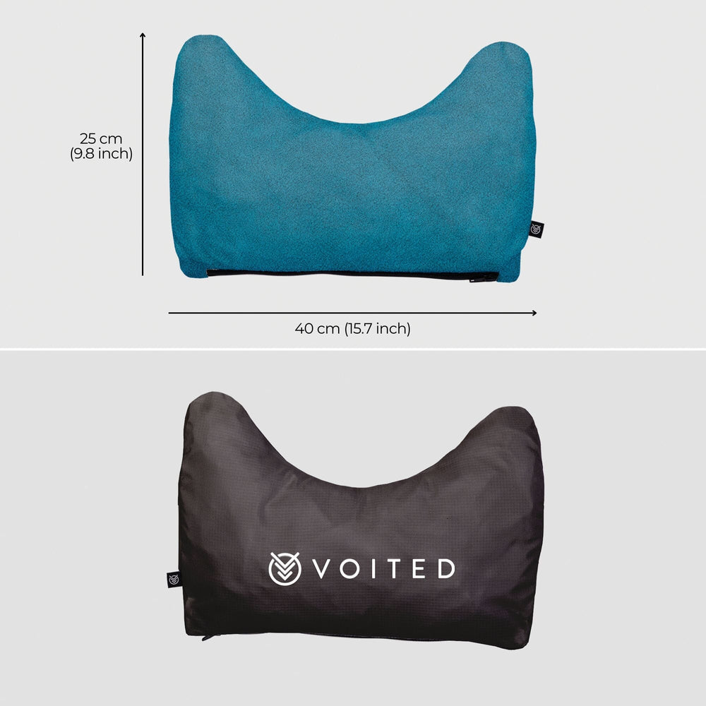 VOITED NeckPack Travel Pillow Blanket - Peaks