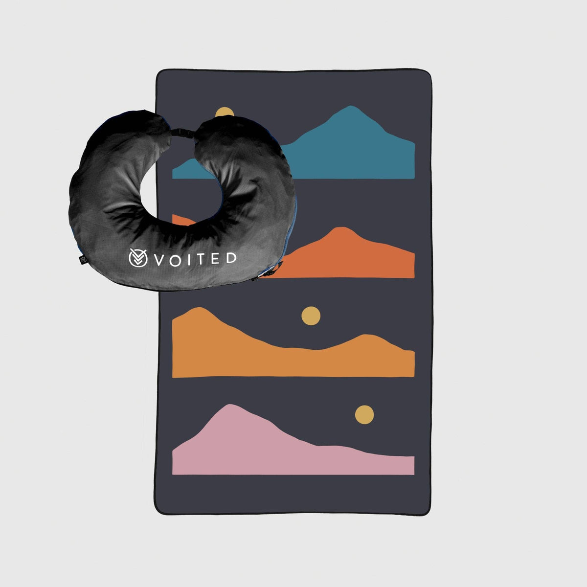 VOITED NeckPack™ Travel PillowBlanket™ - Trailtrekker