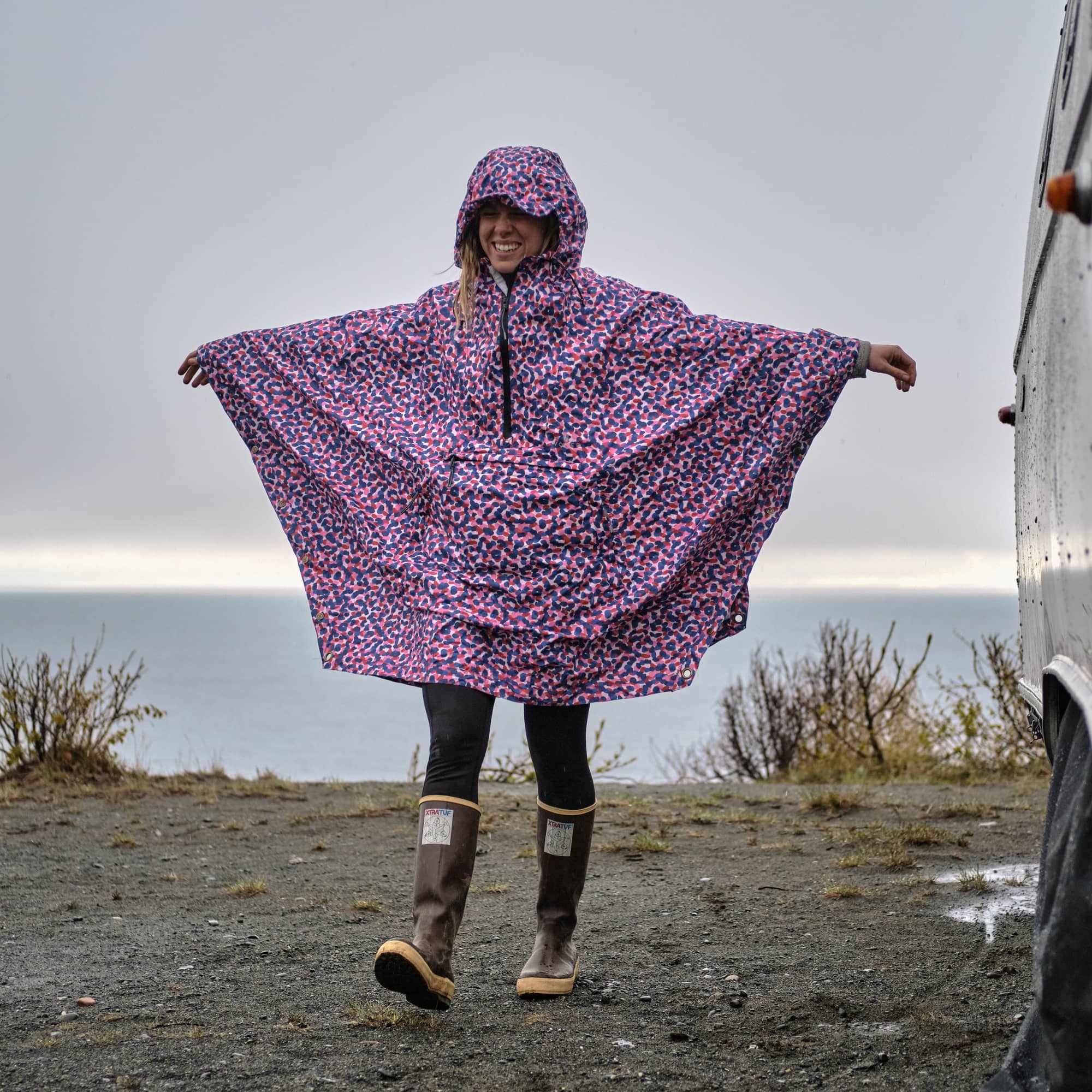 Womens waterproof poncho store uk