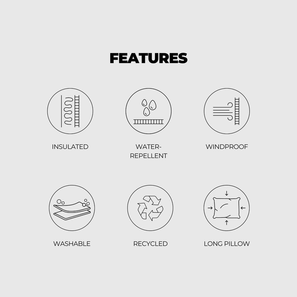 VOITED Queen CloudTouch® Indoor/Outdoor Camping Blanket - Camp Vibes Two