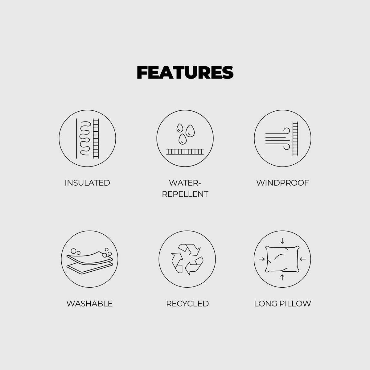 VOITED Queen CloudTouch® Indoor/Outdoor Camping Blanket - Camp Vibes Two