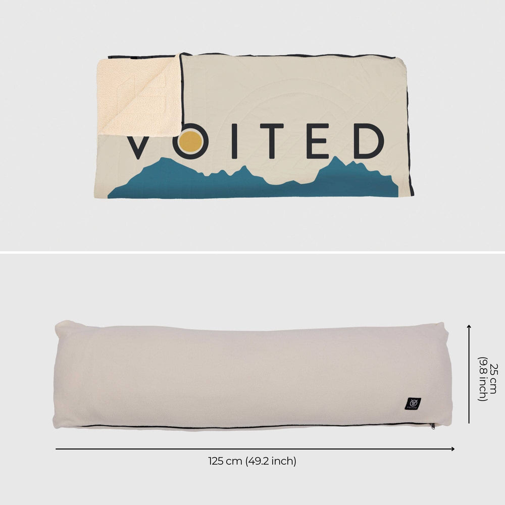 VOITED Queen CloudTouch® Indoor/Outdoor Camping Blanket  - Snowy Peak