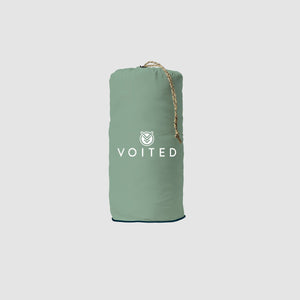 VOITED Recycled Ripstop Outdoor Camping Blanket - Ocean Navy/Cameo Green