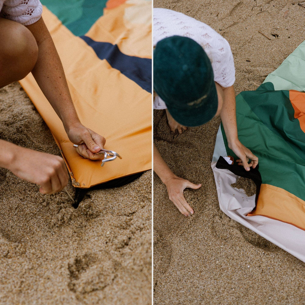 VOITED Sandfree Beach Sheet - Jasper Green