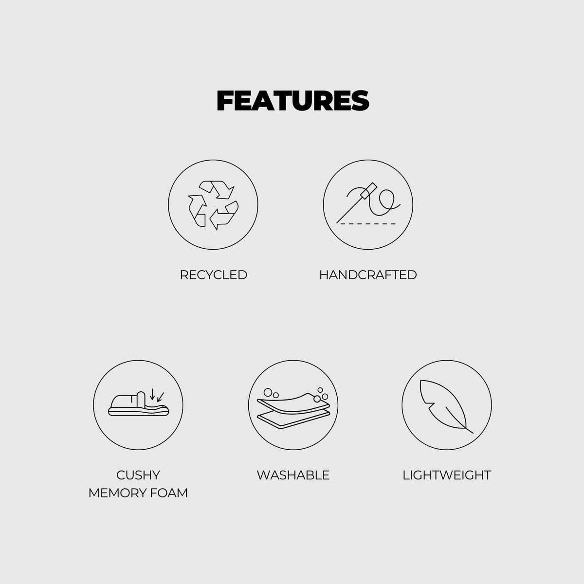 VOITED Snug CloudTouch® Slippers - Cotton