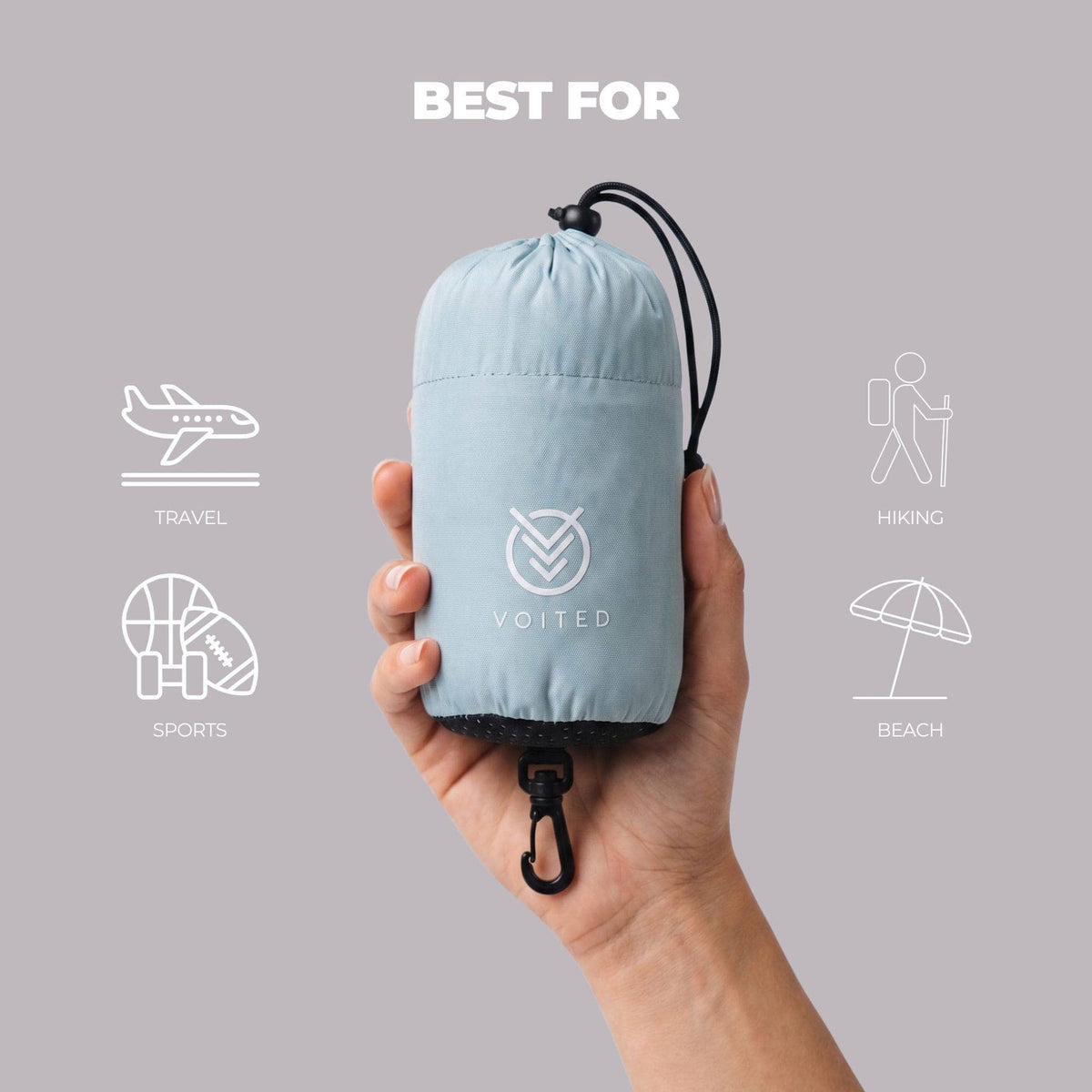VOITED Trail Towel - Eucalyptus