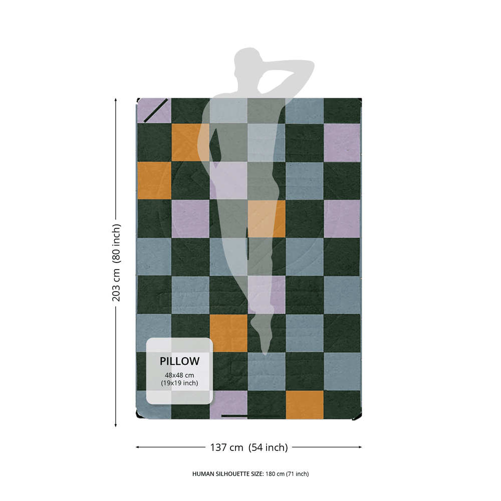 VOITED Compact Picnic & Beach Blanket - Seacrest