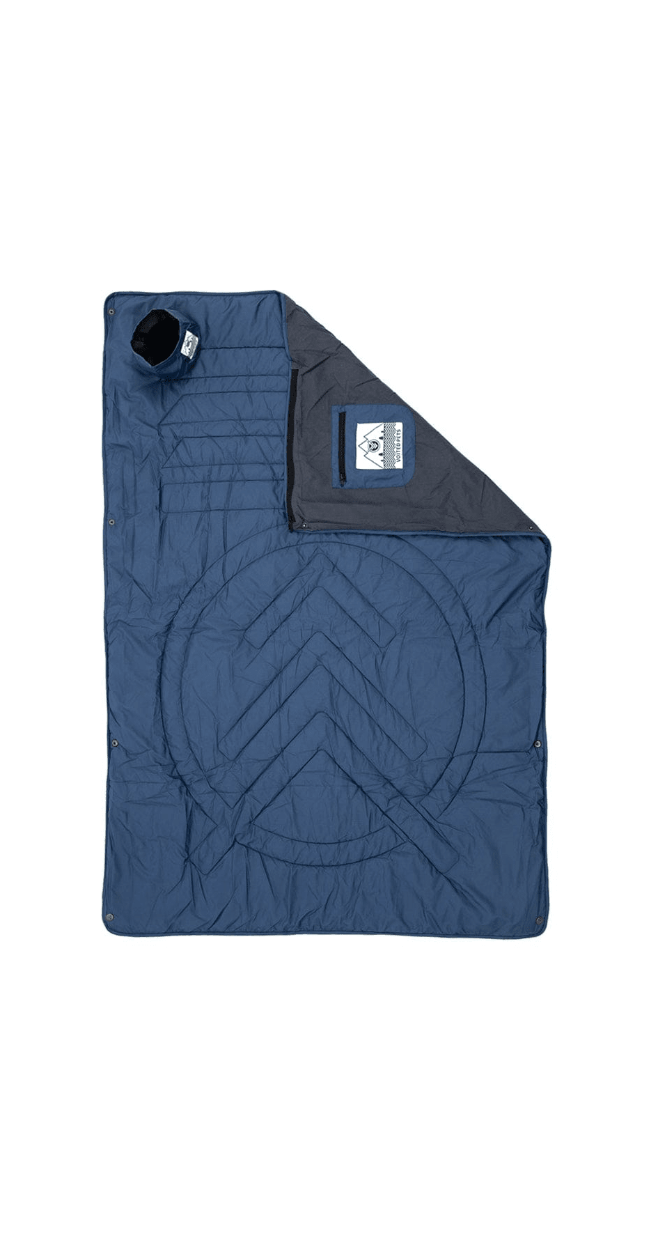 VOITED Quilted Premium Recycled Pet Blanket - Navy