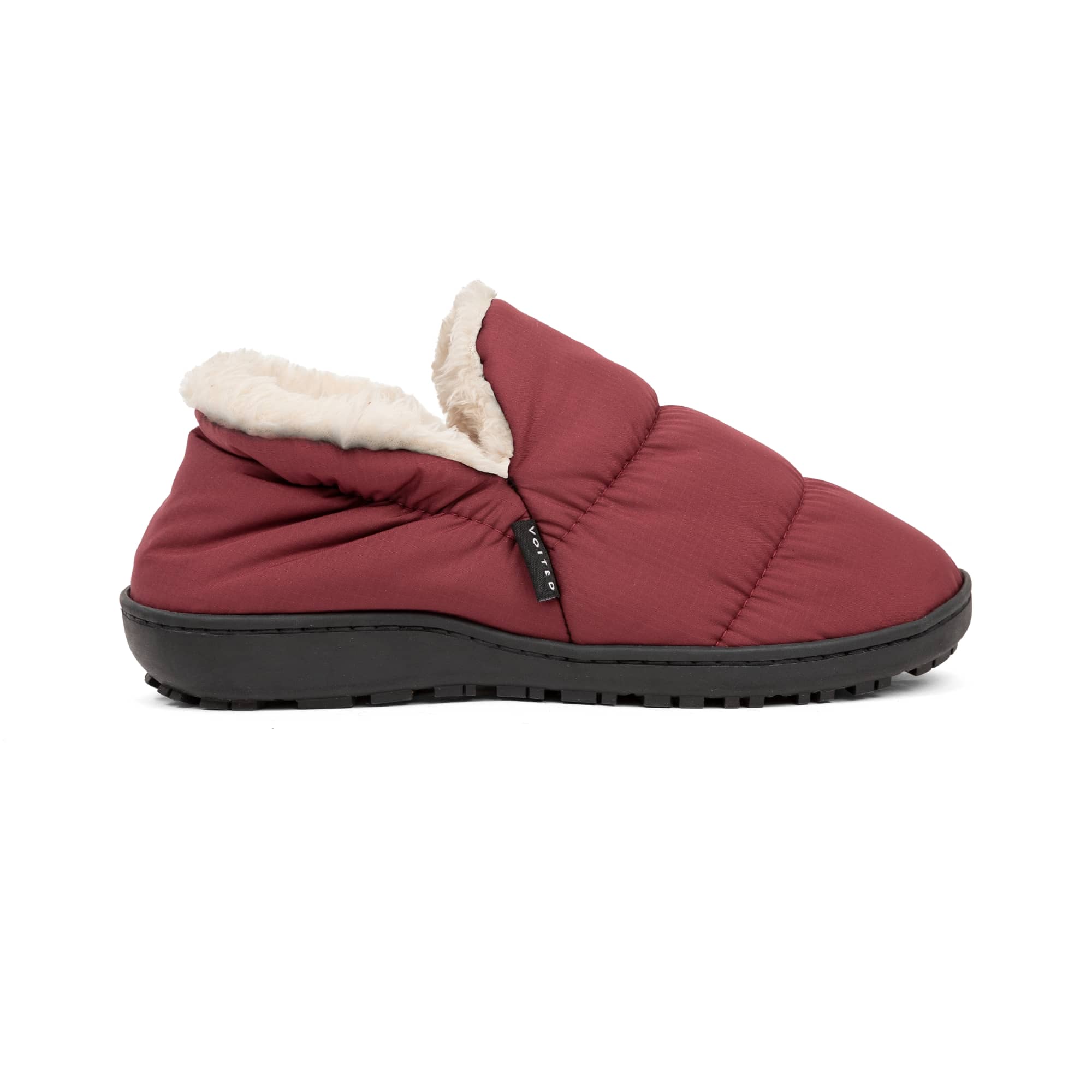 VOITED Stay cosy Outdoors with CloudTouch® Camp Shoes Burgundy VOITED UK