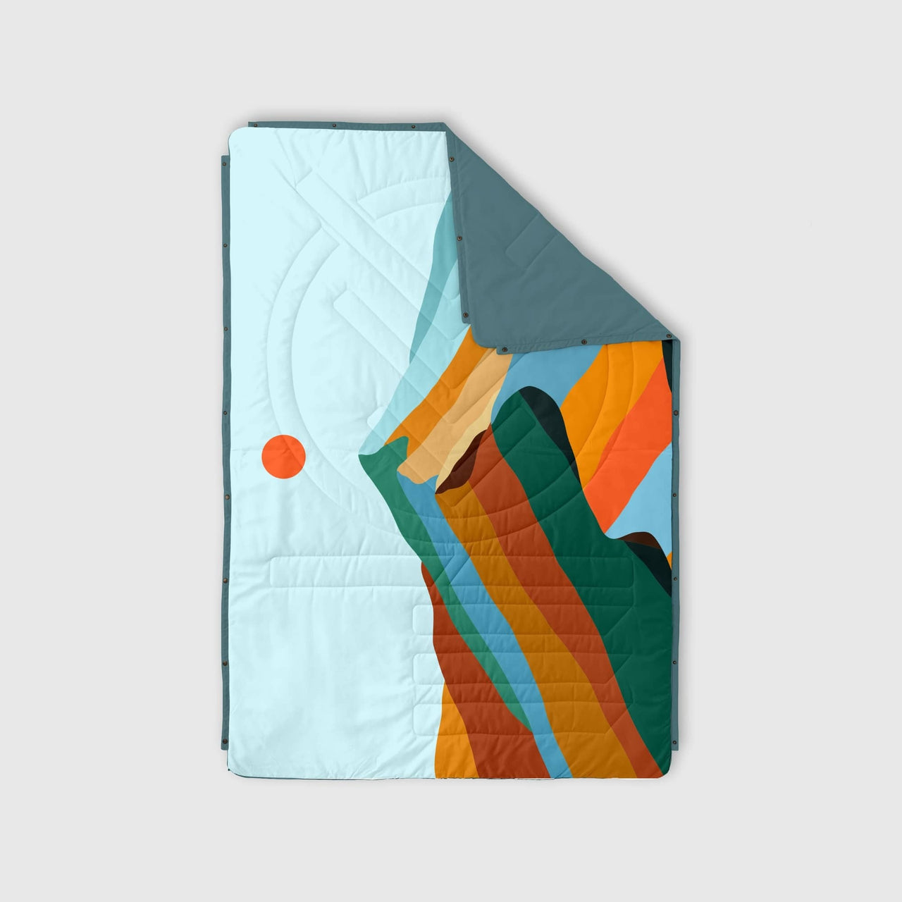 VOITED Insulated, Recycled & Versatile Outdoor Throw Blanket Blue Mountain VOITED UK