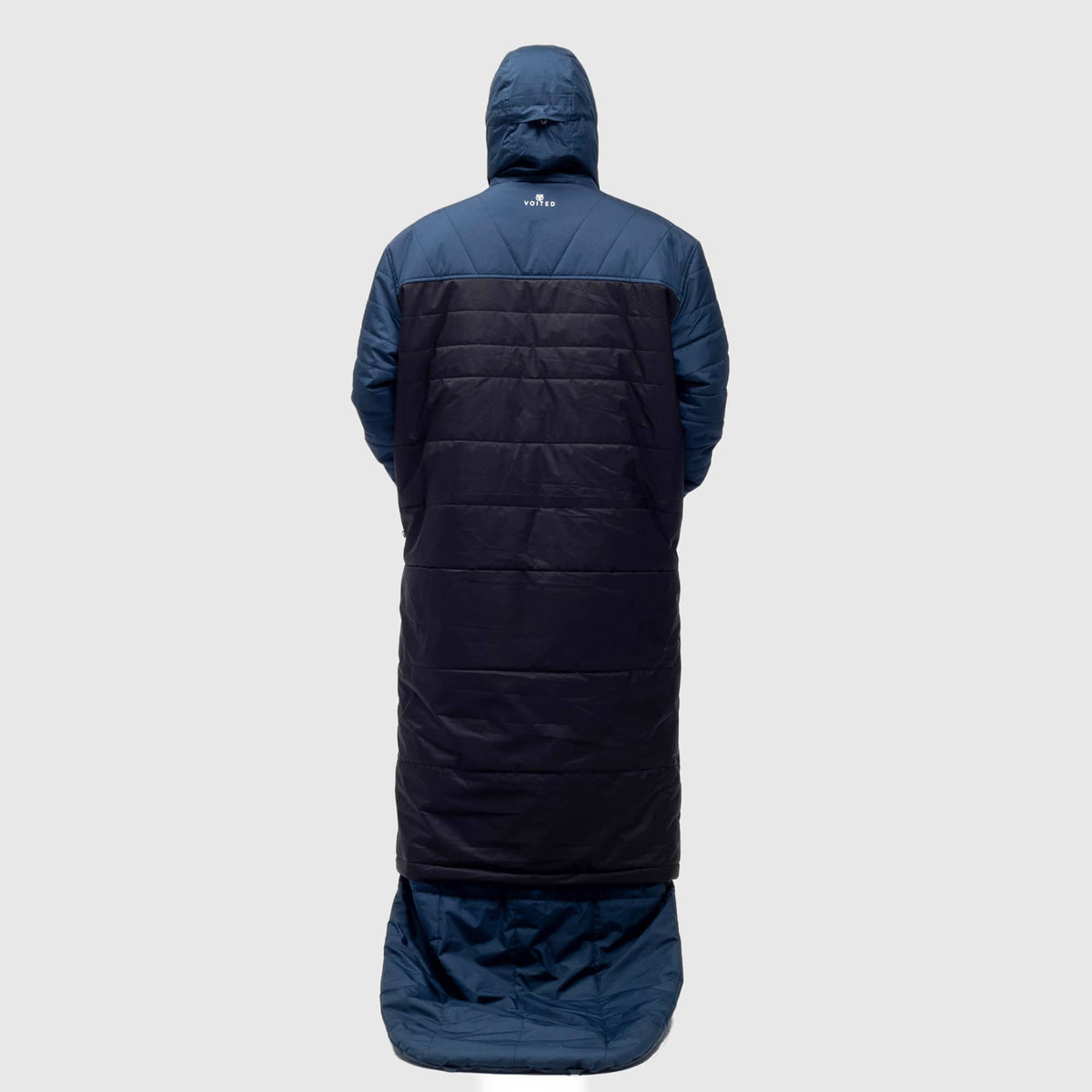 VOITED Premium Slumber Jacket for Camping, Vanlife & Indoor - Navy / Black / Navy